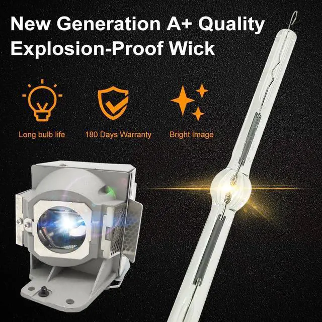 Alt view image 3 of 7 - A+ Quality LV-LP40 Replacement Projector Lamp Bulb with Housing Compatible with Canon LV-WX300ST LV-WX310ST LV-WX320