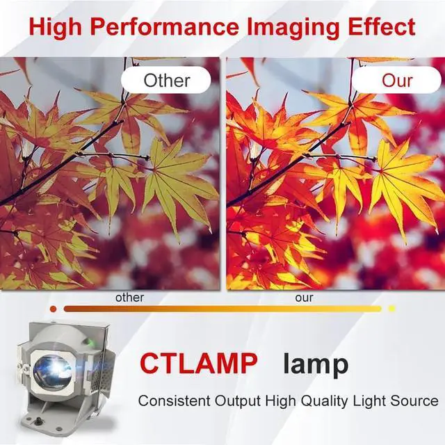 Alt view image 4 of 7 - A+ Quality LV-LP40 Replacement Projector Lamp Bulb with Housing Compatible with Canon LV-WX300ST LV-WX310ST LV-WX320