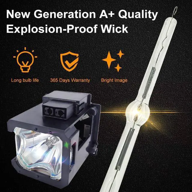 Alt view image 3 of 7 - A+ Quality LU-12VPS3 Compatible Lamp Assemble with Original Phoenix Bulb with Housing Compatible with Marantz VP-12U1M VP-11S1 VP-11S1BL VP-11S2 VP-12S3 VP-12S4 VP-12S4MBL