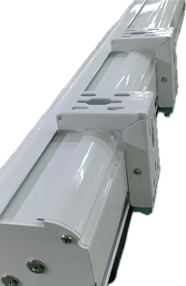 Alt view image 6 of 6 - Motorized Electric Drop Down 4K/8K Projection Screen, 100" Diagonal 16:9 Matte White with White Aluminum Case Silver Ticket Products E169100