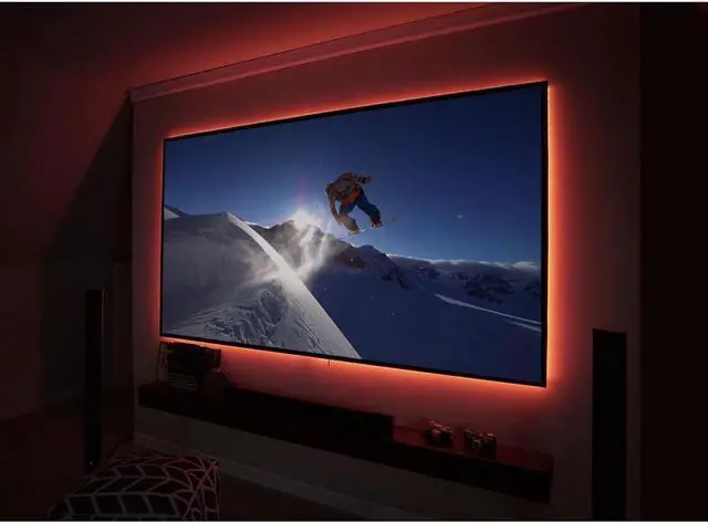 Alt view image 2 of 7 - Elite Screens Aeon CineGrey 3D 110" Fixed Frame Projection Screen AR110DHD3