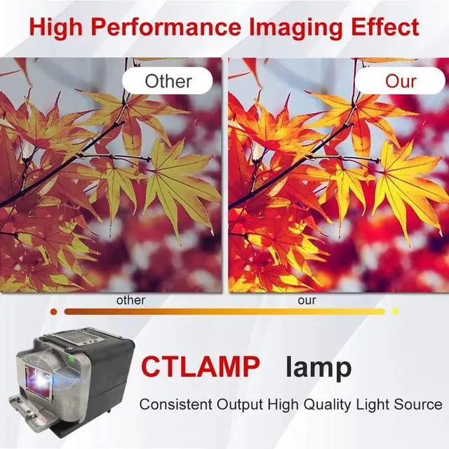 Alt view image 4 of 7 - A+ Quality VLT-HC3800LP Replacement Projector Lamp Bulb with Housing Compatible with Mitsubishi HC3200 HC3200U HC3800 HC3800U HC3900 HC4000