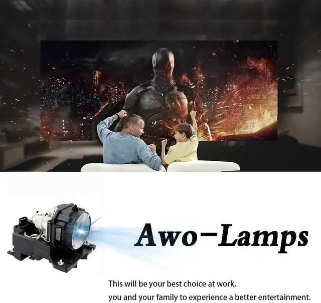 Alt view image 3 of 7 - AWO 003-120457-01/003-002118-01 Premium Replacement Lamp Bulb with Housing for Christie LW400,LX400,LWU420 Projectors
