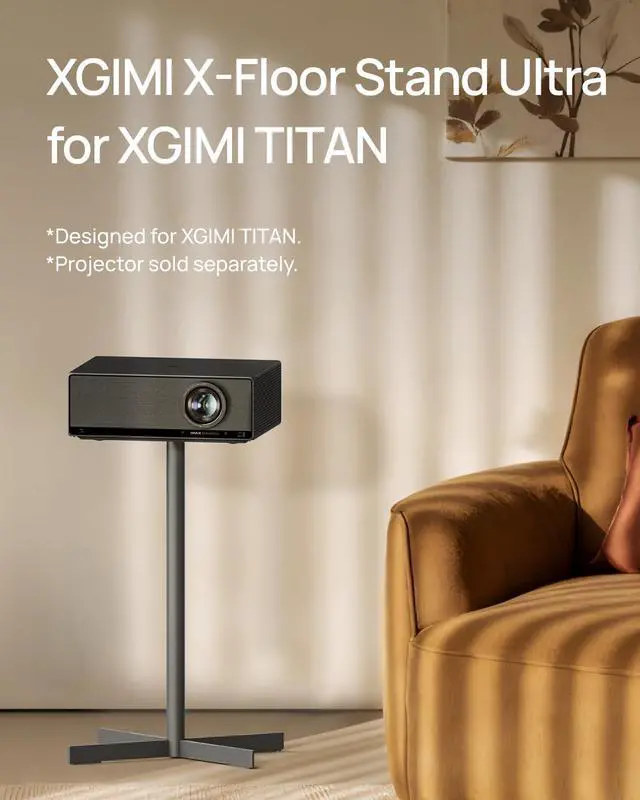 Alt view image 2 of 6 - XGIMI Titan Video Projector Floor Stand Mount