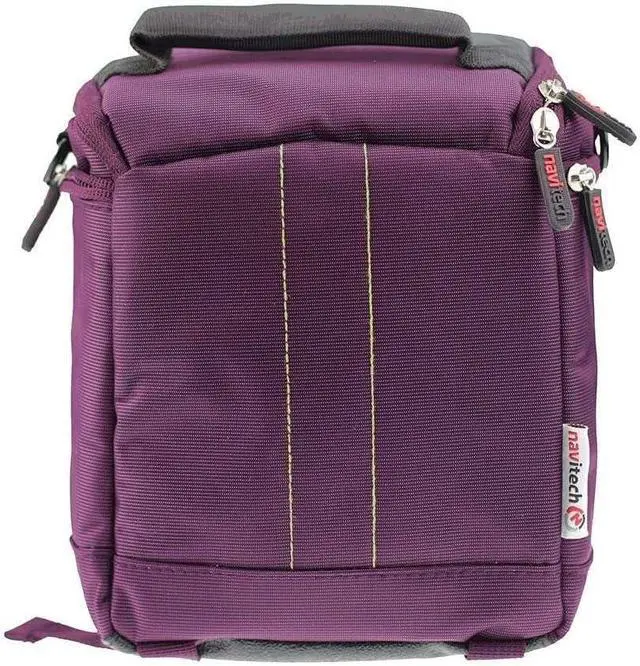 Alt view image 5 of 5 - Navitech Purple Protective Portable Projector Carrying Case and Travel Bag Compatible With DeepLee DP36 LED LCD Mini Projector, 120" Home Theater Video Projector