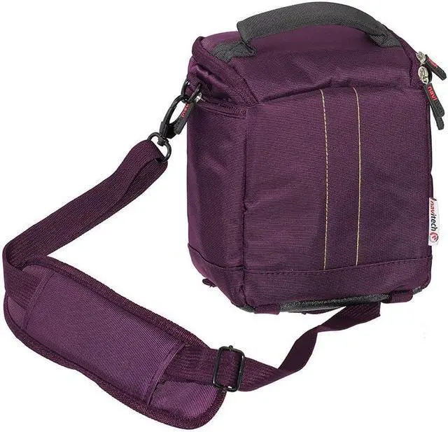 Alt view image 2 of 3 - Navitech Purple Protective Portable Handheld Pocket Projector Carrying Case and Travel Bag Compatible with The I-Dragon LED Mini