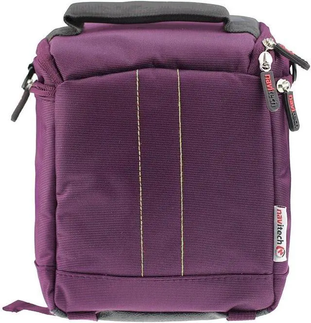 Alt view image 3 of 3 - Navitech Purple Protective Portable Handheld Pocket Projector Carrying Case and Travel Bag Compatible with The I-Dragon LED Mini