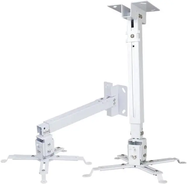 Alt view image 5 of 7 - Universal Projector Ceiling Mount Bracket Fits Flat Or Sloped Ceiling for W/43-65cm Extendable Length for LCD/DLP Projec Projector Mount Bracket