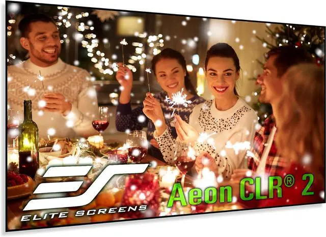 Main image of Elite Screens 103 inch ALR Projector Screen UST or Short Throw 16:9 4K 90% Ambient Light Rejecting Edge Free Fixed Frame Grey Projector Screen Indoor Movie Screen Home Theater Aeon CLR 2 AR103H-CLR2