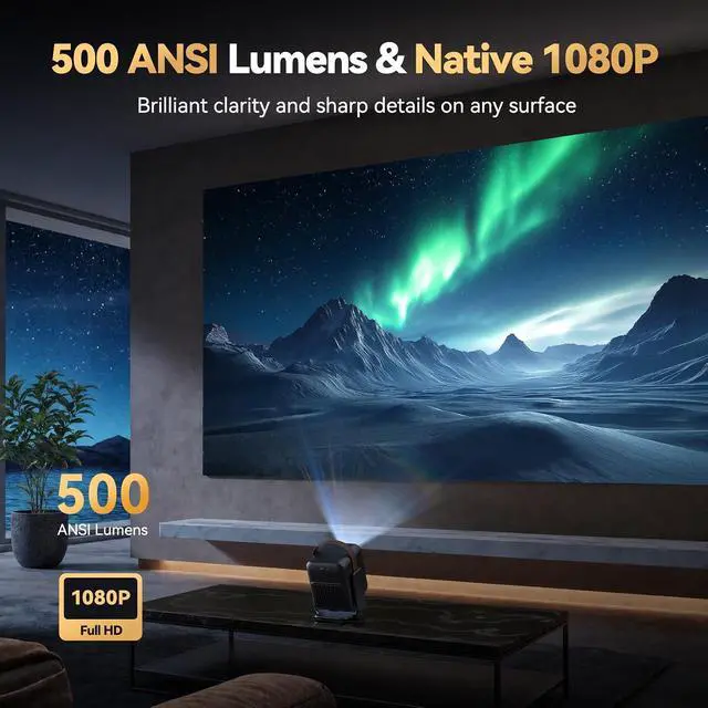 Alt view image 4 of 7 - Wanbo ToGo Pro Portable Outdoor Projector, Ultra - long 3.5 hrs Battery