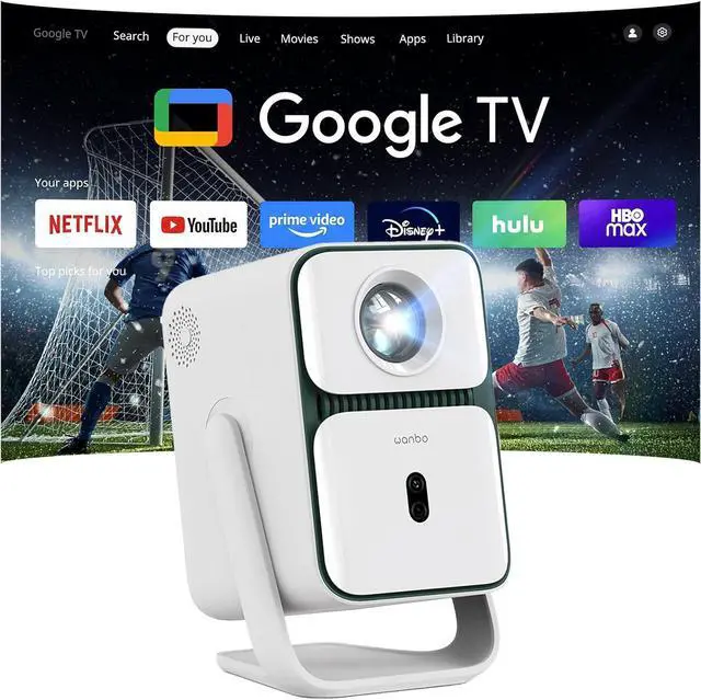 Main image of Wanbo T2 Ultra 2026 Smart Projector, Google TV 14, Sealed Optical Engine