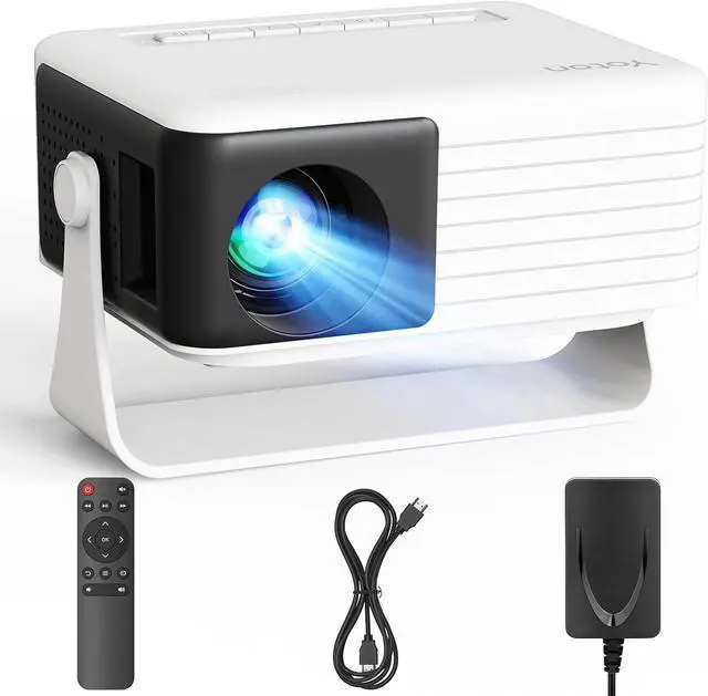 Main image of 360° Rotating & Auto KeystoneYoton Y3 Mini Projector, 2026 Upgraded Portable Projector for Bedroom, 50% Zoom Small Movie Projector for phone, Compatible with iPhone/Android/TV Stick/HDMI/USB/TF Card