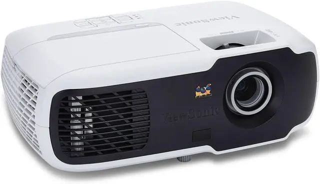 Alt view image 5 of 7 - ViewSonic PA502S 3500 Lumens High Brightness SVGA Projector for Home and Office with HDMI and Optical Zoom,Black/white