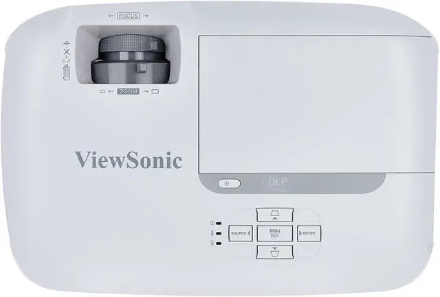 Alt view image 6 of 7 - ViewSonic PA502S 3500 Lumens High Brightness SVGA Projector for Home and Office with HDMI and Optical Zoom,Black/white