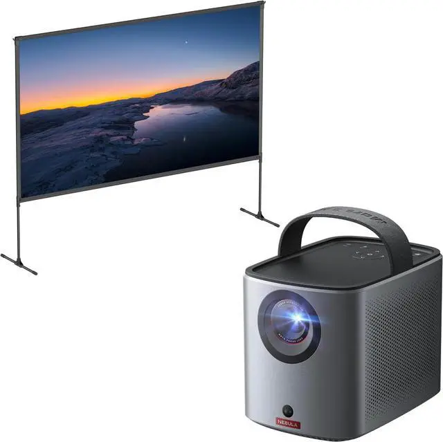 Main image of soundcore nebula Mars 3 Air with 100" screen