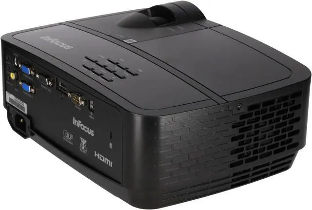 Alt view image 7 of 7 - InFocus IN119HDx 1080p DLP Business Projector, HDMI, 3200 Lumens, 15000:1 Contrast Ratio