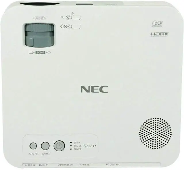 Alt view image 5 of 7 - NEC, EOL, Suggested Replacement Model is The NP-VE303X, XGA, DLP, 2800 Lumen, 30