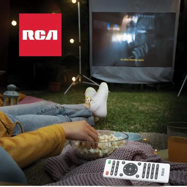 Alt view image 2 of 6 - RCA RPJ136 Home Theater Projector - 1080p Compatible, High Res, Bright, White