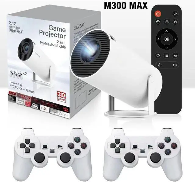 Alt view image 2 of 7 - CineMaster Pro - 4K Smart Projector Original - New & Improved 2026 (White+Game)