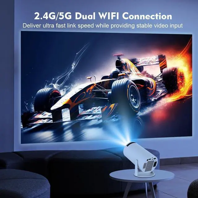 Alt view image 6 of 7 - CineMaster Pro - 4K Smart Projector Original - New & Improved 2026 (White+Game)