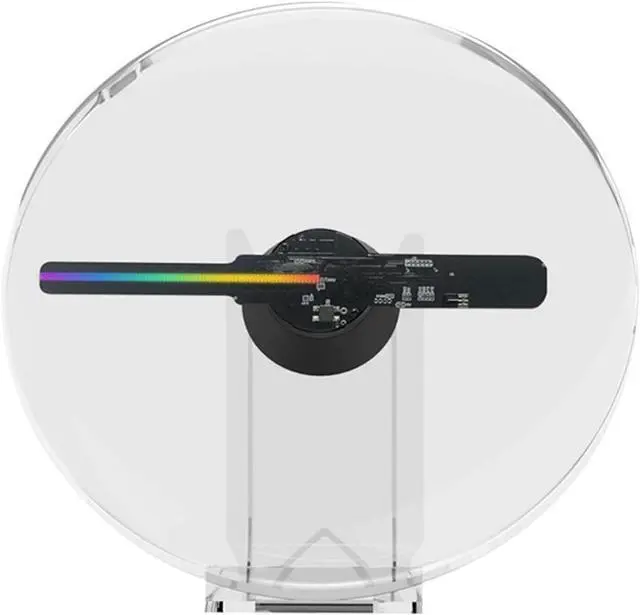 Main image of 3D Holographic Projector Advertising Machine Desktop Fan With Audio Playback Image Music Player Holographic Advertising Machine Simple Management