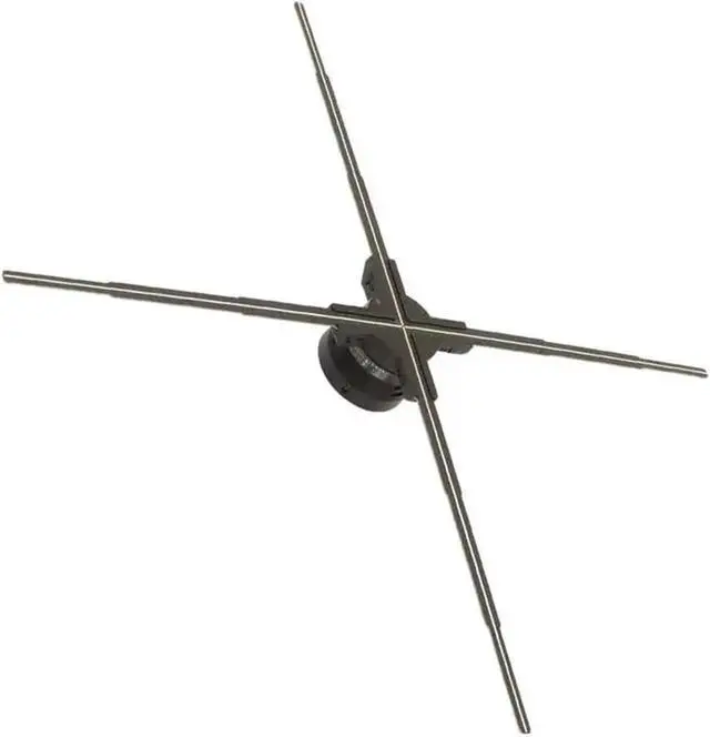 Alt view image 5 of 7 - 3D Hologram Fan WiFi Projector 30.7x30.7in 2000x928 Resolution Holographic LED Fan For Advertising Display Simple Management
