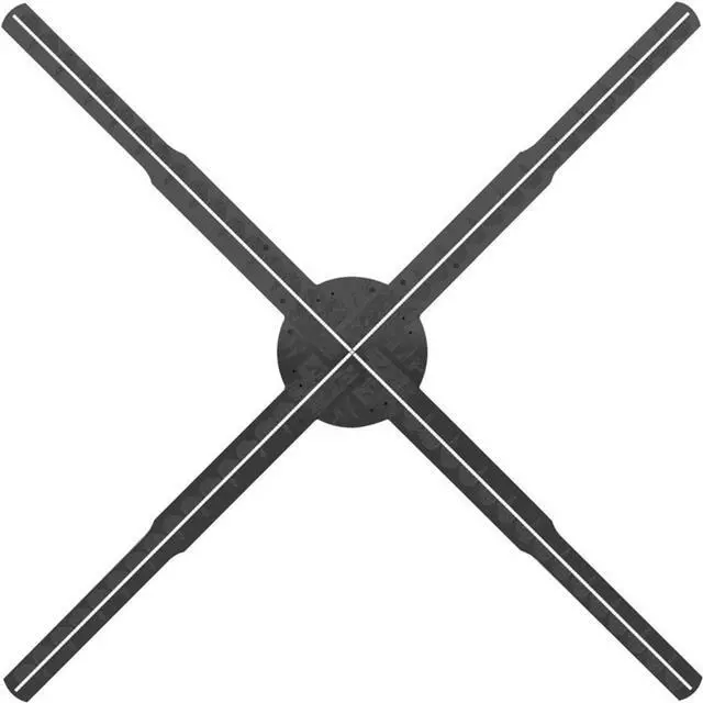 Main image of 62cm/24.4in Hologram Fan, Naked Eye LED Fan, 722LED Sign Neon Beads 8G Memory Manual DIY Image Text Advertising Machine Holographic 3D Projector Simple Management