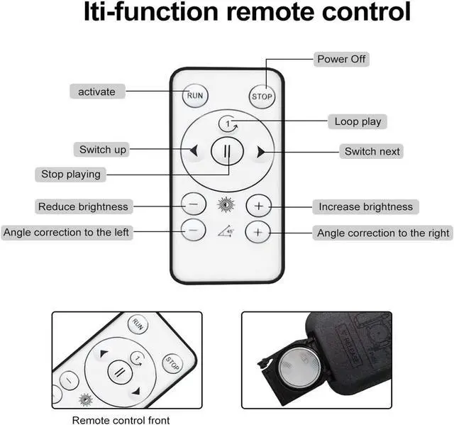 Alt view image 5 of 6 - 3D Hologram Projector Fan Wifi Remote Control 244LED Commercial Advertising Display Hologram Projector 3D Fan Logo Light Simple Management(PD42 Standard)