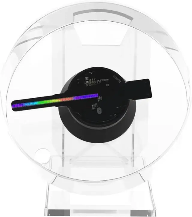 Main image of 3D Holographic Projector Support Music Player Function Remote Advertise Display Desktop 3D Fan Advertising Logo Light Simple Management