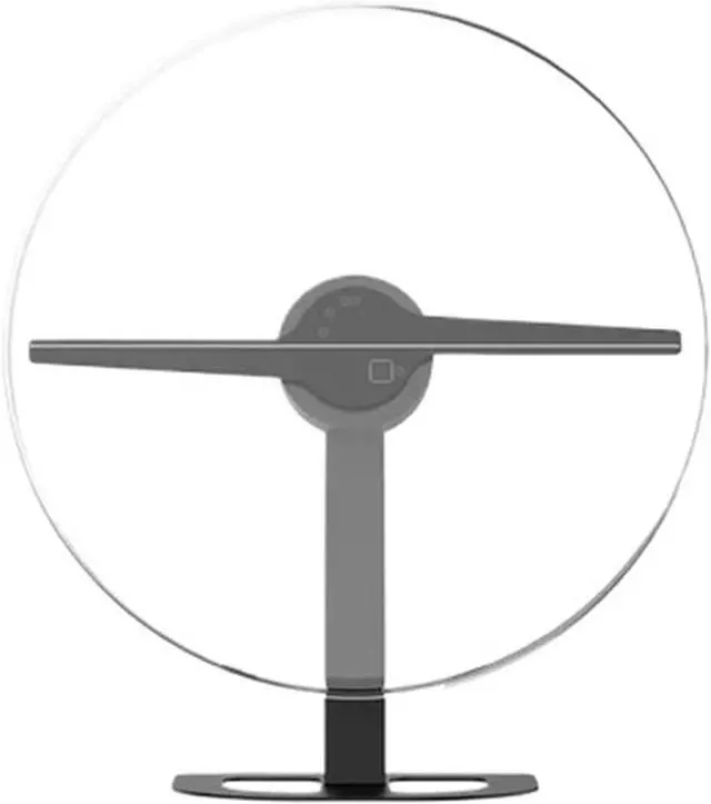 Main image of 3D Fan Hologram Projector 32cm 2 Fan Blade Wall-mounted Wifi Led Signs Lamp 224 LED Holographic Advertising Machine Simple Management
