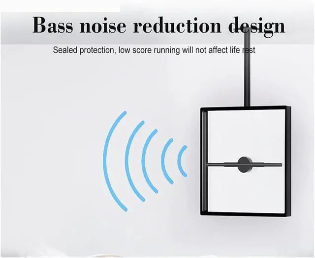Alt view image 5 of 5 - 3D With Cover 50cm 19.7in Wifi Led Sign Holographic Lamp Player Remote Control 3D Fan Hologram Projector Light Simple Management(Only fan)