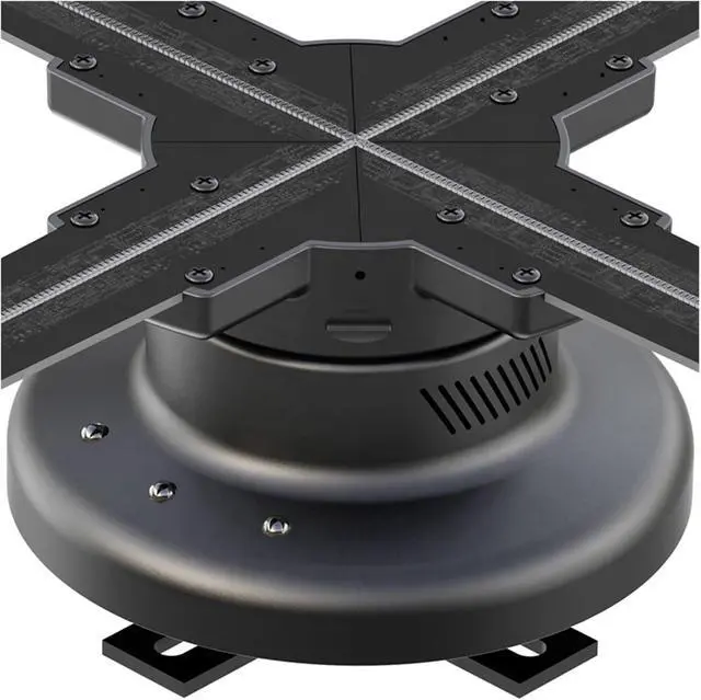 Alt view image 3 of 6 - 75/100cm 3D Hologram Fan With WiFi And App Control LED Holographic Advertising Equipment For Trade Shows, Parties, And Events Simple Management(100cm)