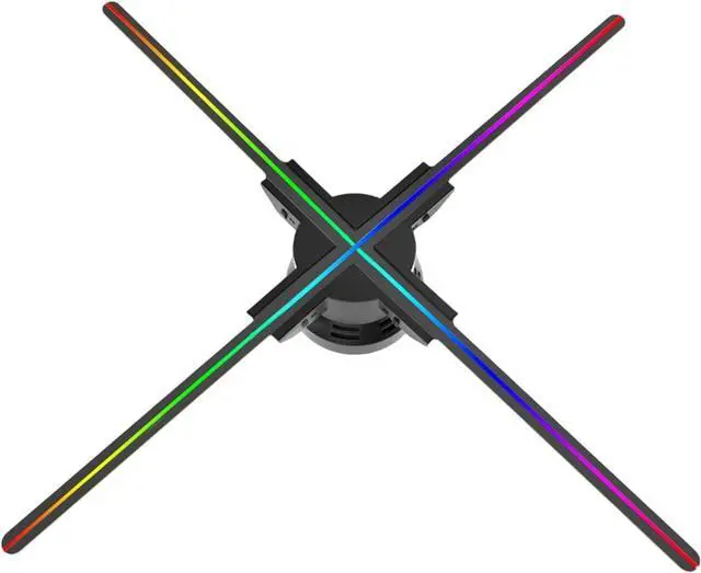 Main image of 45cm To 100CM Holographic Projector 3d Hologram Fan LED Advertising Display For Bar, Shop, Halloween, Christmas Simple Management(65cm)