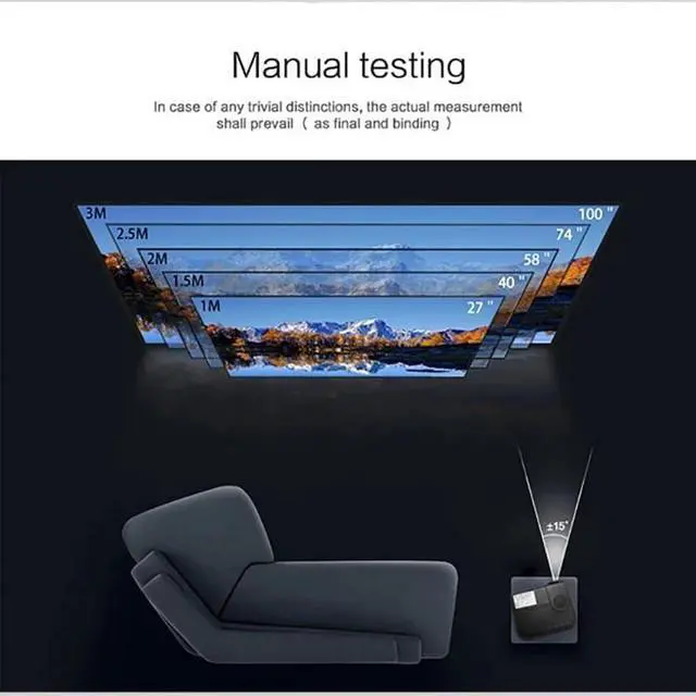 Alt view image 5 of 6 - Portable LED Mini Projector Multimedia Home Theater Cinema Movie Education Proyector
