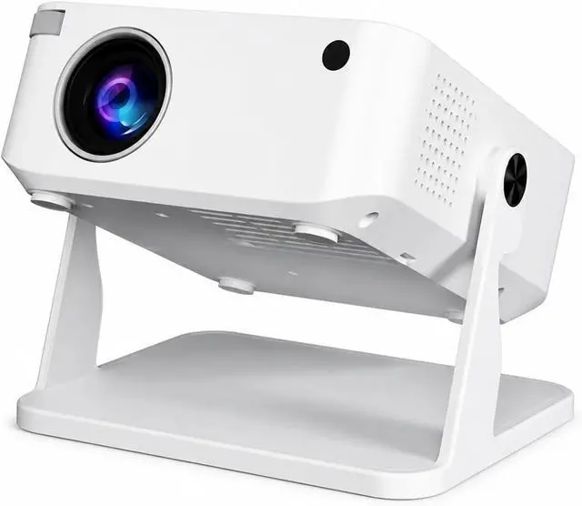 Alt view image 3 of 6 - Mini Projector, HA109 Mini Projector Android11 WiFi6 BT5.0 720P ,for Bedroom/Outdoor(Black)