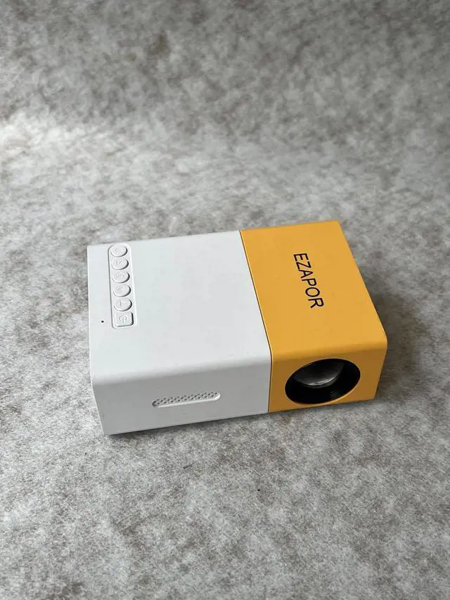 Alt view image 3 of 7 - EZAPOR Multimedia Projectors Mini Portable Projector for iPhone - HD 1080P Support Pico Movie Projector to Watch Cartoon, Phone Projector
