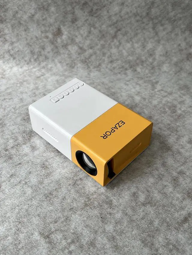Alt view image 4 of 7 - EZAPOR Multimedia Projectors Mini Portable Projector for iPhone - HD 1080P Support Pico Movie Projector to Watch Cartoon, Phone Projector