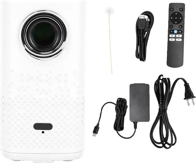 Alt view image 7 of 7 - Portable Projector with 720P Resolution WiFi Bluetooth (US)