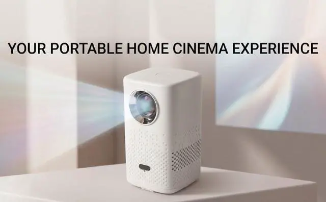 Alt view image 5 of 7 - EBTOOLS Portable Projector, 720P Bluetooth Home Theater Movie Projector with 13 Dual Band WiFi, Semi Closed Optical Path, 35-150in Display for Outdoor Camping (US)
