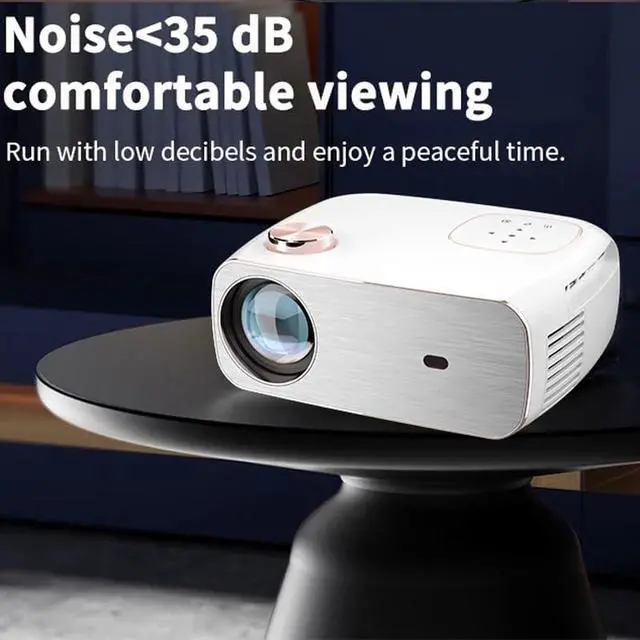Alt view image 2 of 6 - Mini Projector Native 1920 X 1080P LED Home Theater Cinema Movie Proyectors