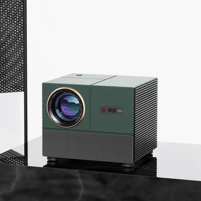 Alt view image 2 of 7 - Home Projector Living Room Wall Projection Intelligent Voice Portable Dormitory Bedroom Theater