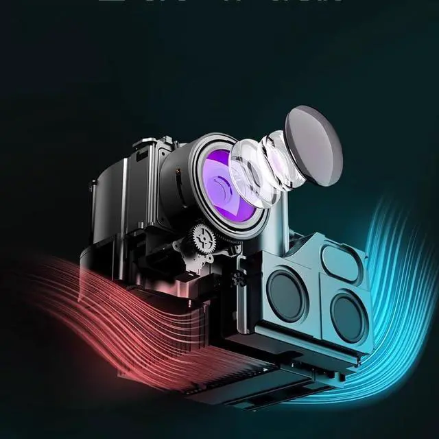 Alt view image 7 of 7 - Home Projector Living Room Wall Projection Intelligent Voice Portable Dormitory Bedroom Theater