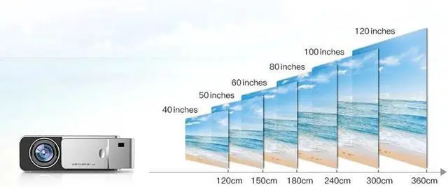 Alt view image 4 of 7 - Portable LED Projector Android Optional Video Beamer Support 4K 1080p Home Theater Cinema