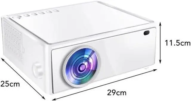 Alt view image 2 of 6 - 9500 Lumens Projector with 3+16G 4K Projectors Home Theater Cinema LED Smart