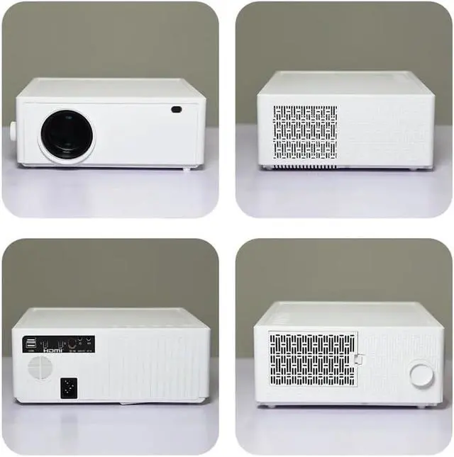 Alt view image 6 of 6 - 9500 Lumens Projector with 3+16G 4K Projectors Home Theater Cinema LED Smart