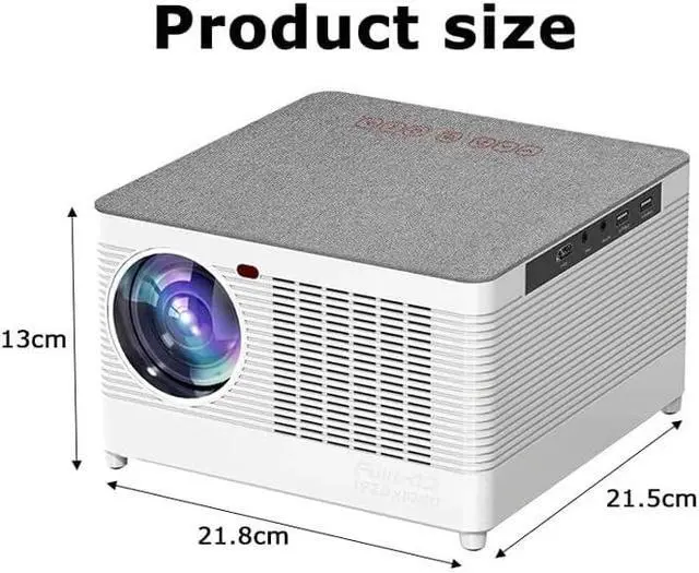 Alt view image 2 of 6 - 7200 Lumens Support 4k Projectors Video Beamer for Home Android 1080P 4K Audio 5G Smart Cinema Tv