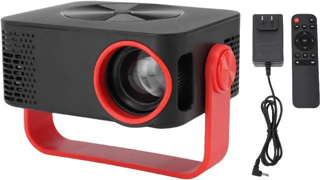 Alt view image 6 of 7 - EBTOOLS Portable Projector, Full HD 1080P 360 Degree Rotating with Auto Keystone Correction and Zoom Function, Compatible with Smartphone Laptop TV Stick, for Home Outdoor Movie (US Plug)