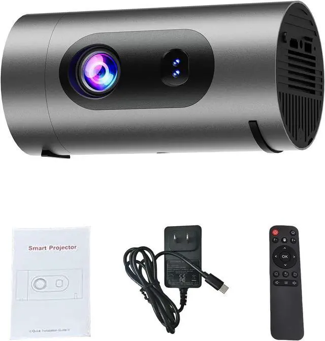 Main image of 4K Projector 1280x720 Native 180 ANSI LED Auto Focus 30-150 Inch with 14 WiFi USB for Home Theater Movie Night