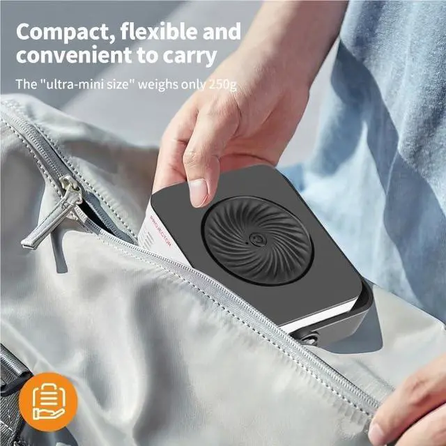 Alt view image 3 of 7 - Portable Projector Home Use 1080P High Definition