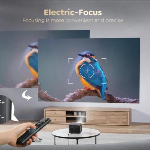 Alt view image 2 of 4 - Projector 4K High Definition Home Automatic